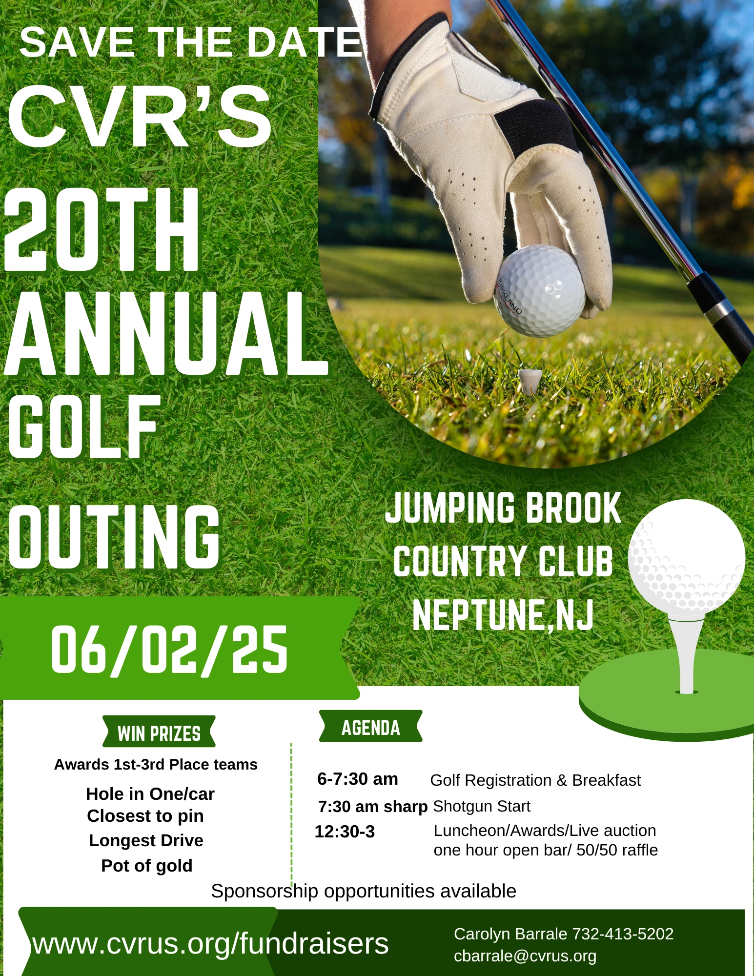 CVR Golf Event Flyer 2025
